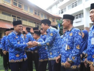 Pj Wali Kota Tangerang Dr. Nurdin pamit setelah satu tahun menjabat, berharap kinerja ASN terus berlanjut untuk kemajuan kota.