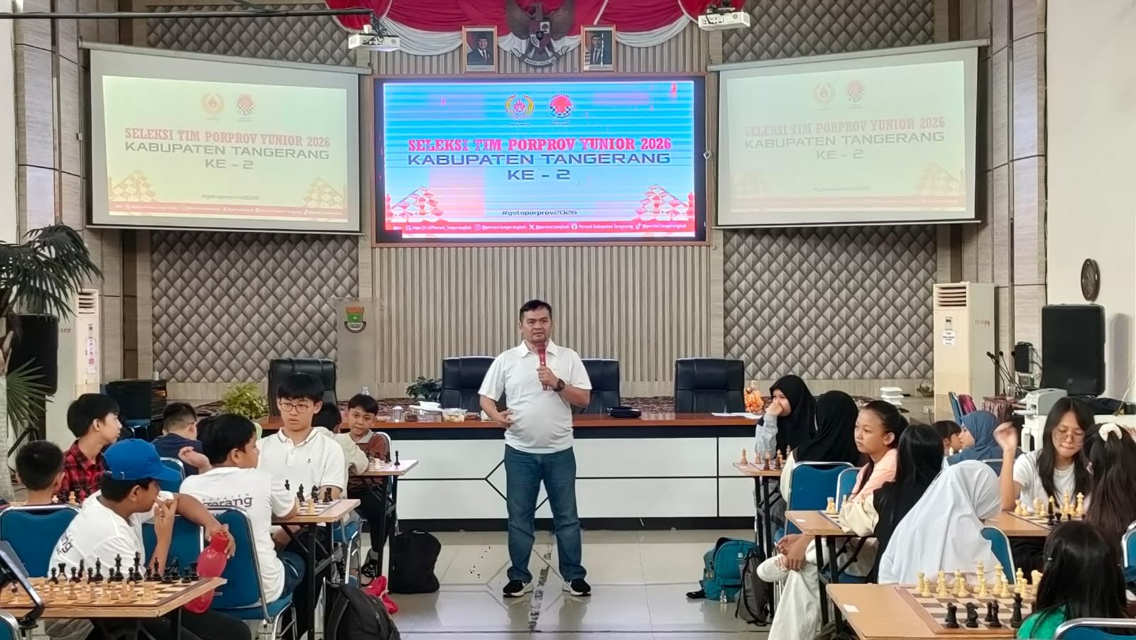 Seleksi atlet junior catur di Tangerang untuk Porprov Banten 2026, temukan bakat muda dan kembangkan prestasi catur daerah.