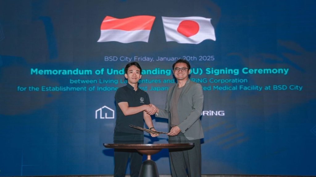LLV dan JETRO berkolaborasi untuk meningkatkan layanan kesehatan di Indonesia melalui kemitraan dengan MEDRiNG Corporation