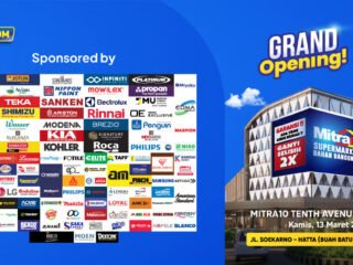 Grand Opening Mitra10 Tenth Avenue Bandung (Sumber : Mitra10)