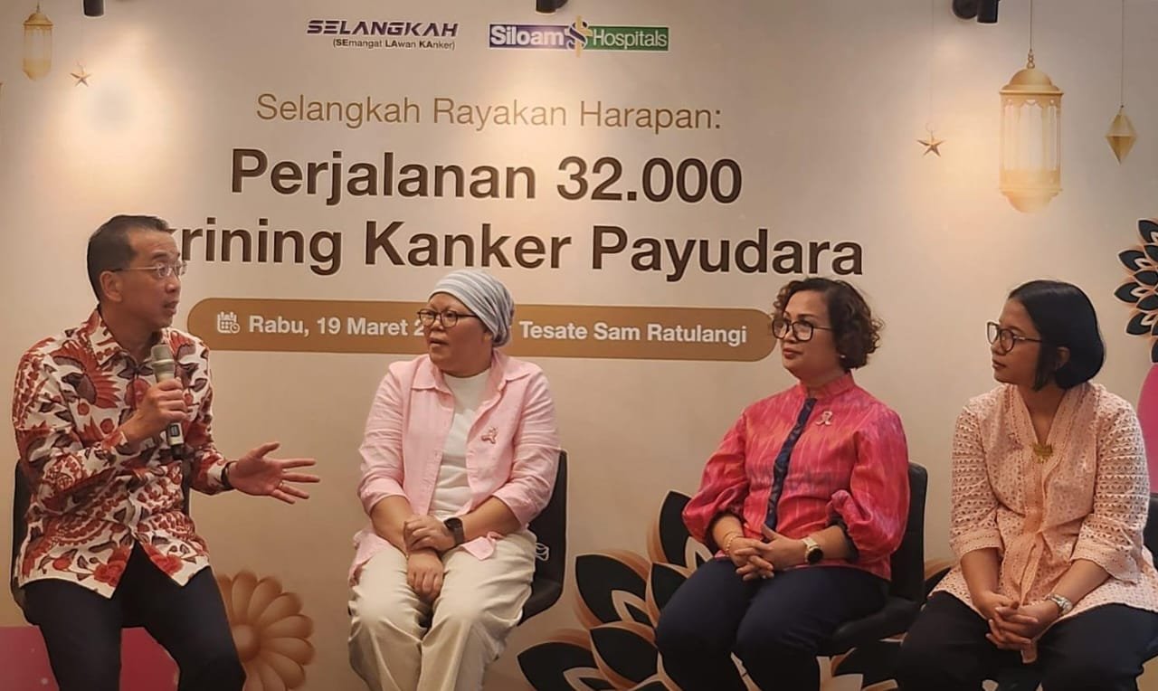 SELANGKAH Siloam Hospitals telah melakukan lebih dari 32.000 skrining kanker payudara untuk deteksi dini dan kesehatan perempuan.