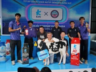 KIN Dairy dan RANS Simba Basketball Ajak Generasi Muda Hidup Sehat dengan Susu A2