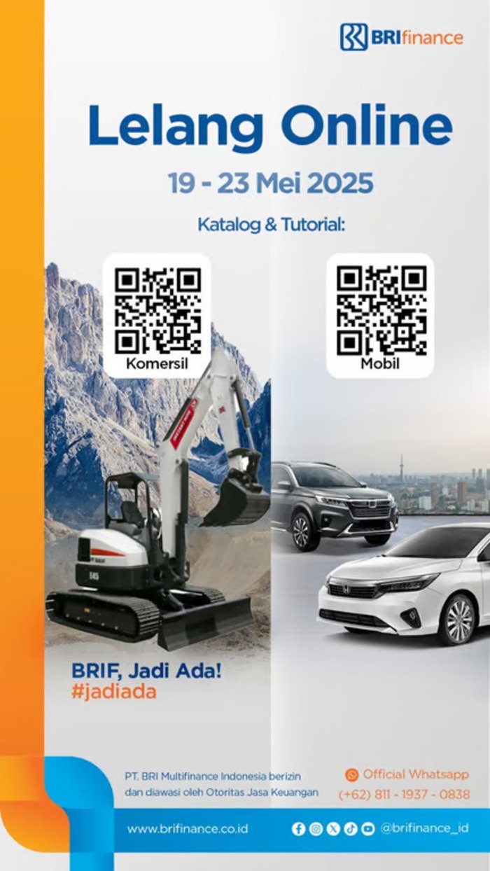 BRI Finance Permudah Akses Lelang Kendaraan (Sumber : BRI Finance)