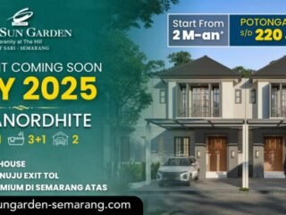 CitraSun Garden Semarang luncurkan Show Unit Tipe Anordhite, rumah modern chic dengan promo menarik. Hunian nyaman di kawasan premium!