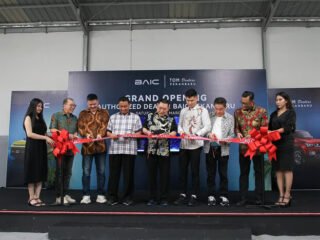 Grand Opening Showroom BAIC di Pekanbaru (Sumber: Hansen Construction)