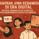 Kemajuan teknologi digital berperan penting dalam menanamkan nilai kebangsaan dan memperkuat identitas bangsa di era globalisasi.