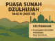 Bulan Dzulhijah penuh berkah. Ketahui jadwal puasa sunah, keutamaan, dan manfaat puasa Tarwiyah dan Arafah di tahun 2025.