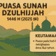 Bulan Dzulhijah penuh berkah. Ketahui jadwal puasa sunah, keutamaan, dan manfaat puasa Tarwiyah dan Arafah di tahun 2025.