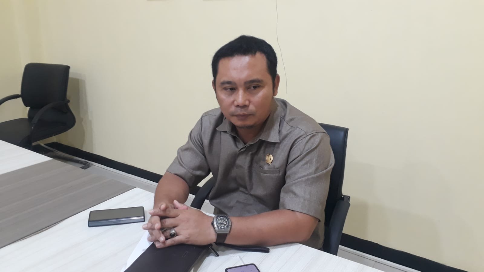 Sekertaris Fraksi Partai Gerindra DPRD Kota Setang Edi Santoso mengaku siap mengawal pembahasan RPJMD Kota Serang 2025-2030