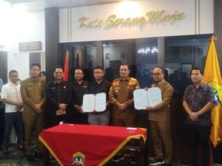 Pemkot Serang-PT Binangun Mitra Mandri Teken Mou Pembangunan Jalan Pakupatan-Bendung