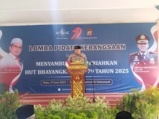 Sambut Hut Bhayangkara ke-79, Polresta Serang Kota-PCNU Adakan Lomba Pidato Kebangsaan