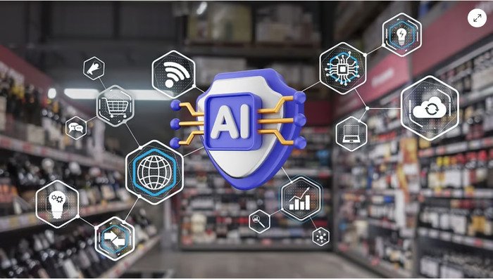 Ilustrasi AI dalam Bisnis Ritel (Sumber: Virtuenet by Prasetia Dwidharma)