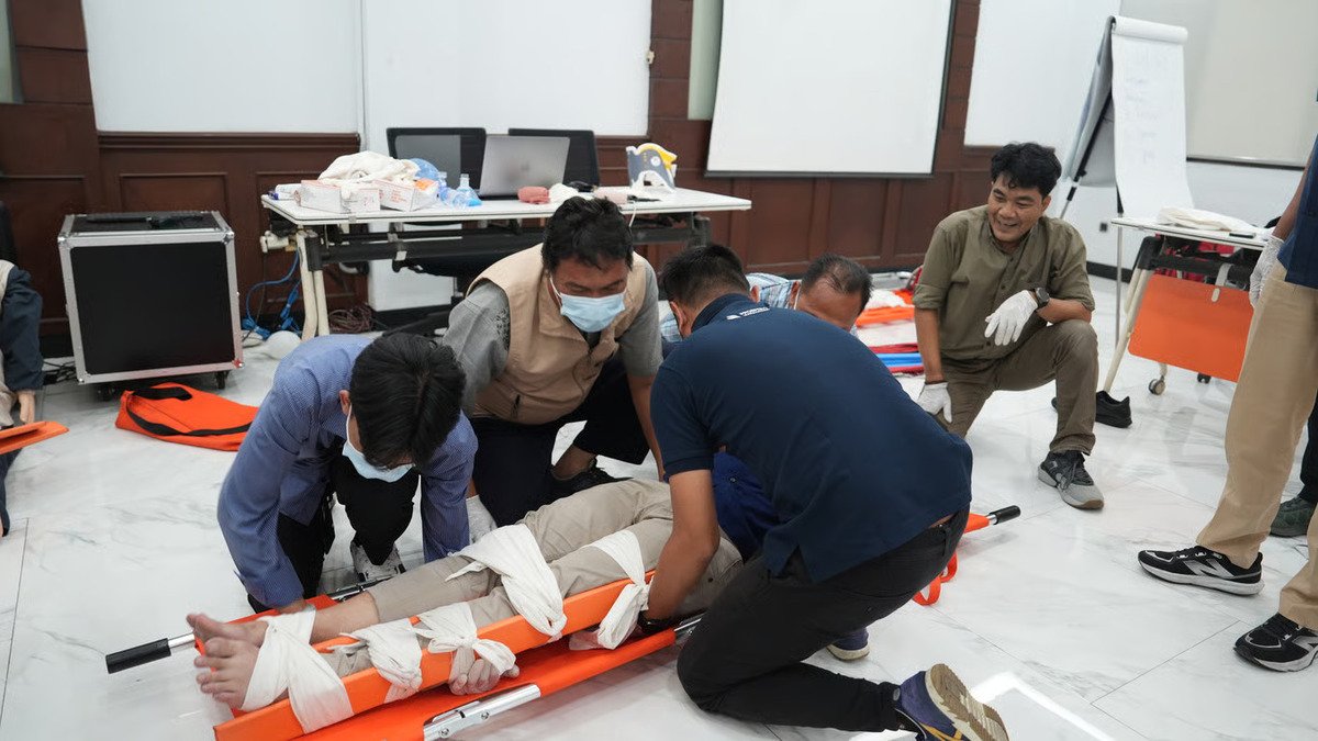 PT Pelindo Solusi Logistik Group Sertifikasi Petugas P3K (Sumber : PT Pelindo Solusi Logistik)