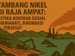 Tambang Nikel di Raja Ampat: Ketika Kontrak Sosial Dikhianati, Birokrasi Tersesat