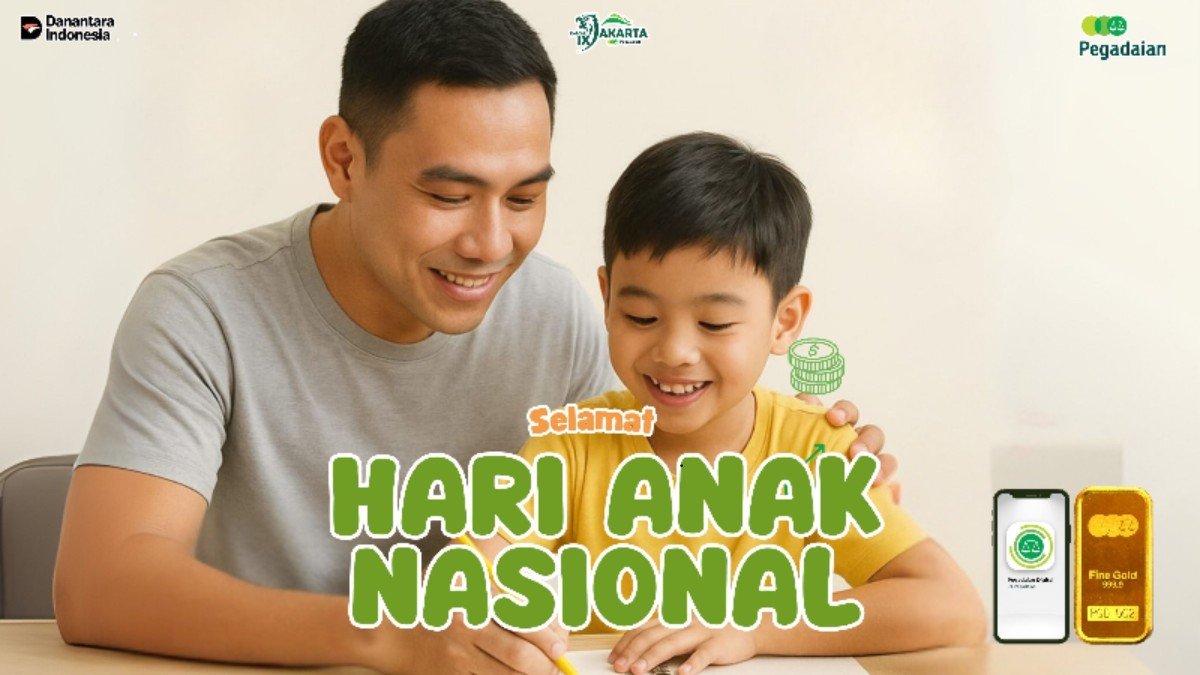 Pegadaian Jakarta 2 ajak masyarakat bekali anak dengan literasi keuangan, siapkan generasi cerdas dan bijak finansial.