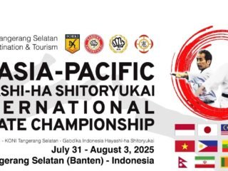 Asia Pacific Karate Championship ke-6 digelar di Tangsel. 9 negara ikut serta, fokus pada karakter anak lewat karate dan kobudo.