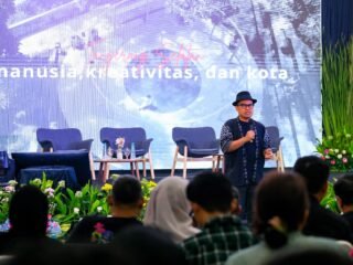 Pilar Saga ajak pelaku ekraf Tangsel bersatu bangun kota kreatif, dorong pelatihan, city gallery, dan kebijakan dukung ekonomi kreatif.