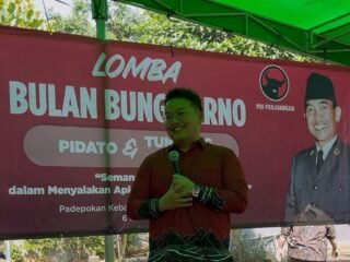 Abraham Garuda Laksono ajak warga kenang perjuangan Bung Karno lewat lomba masak Mustika Rasa dan pidato kebangsaan di Tangerang.