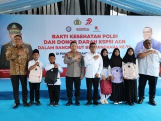 Hari Bhayangkara ke-79, Polri Gandeng KSPSI Hadirkan Layanan Kesehatan dan Santunan di Tangerang