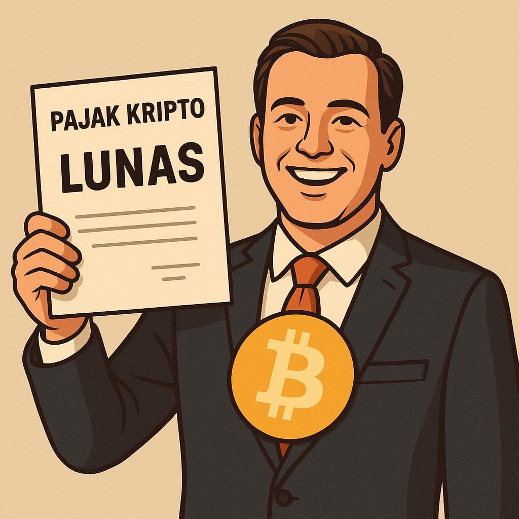 Pemerintah terapkan PPh Final 0,21% dan hapus PPN atas transaksi kripto mulai 1 Agustus 2025 sesuai PMK Nomor 50 Tahun 2025.