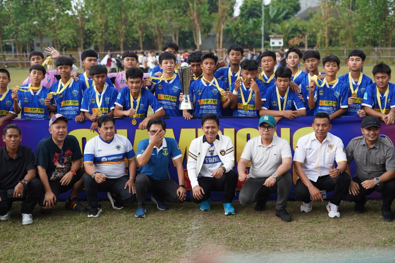 Persipan U-15 juara Piala Soeratin Banten 2025 dan siap wakili provinsi di tingkat nasional, Wabup ajak masyarakat doakan juara.