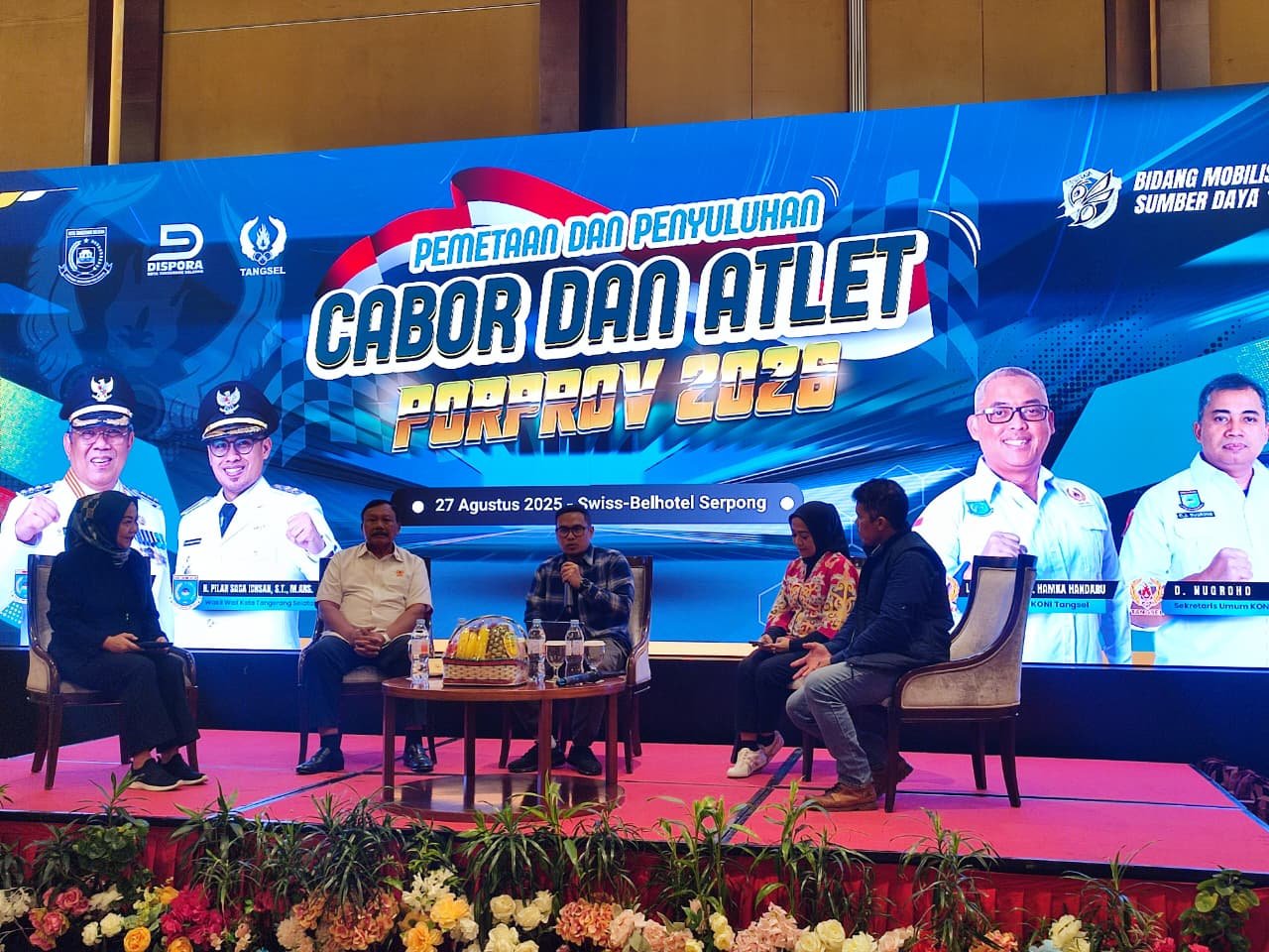 Tangsel siap jadi tuan rumah Porprov Banten 2026. Pilar Saga pastikan fasilitas olahraga optimal dan target juara tetap dikejar.