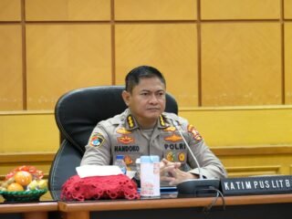 Puslitbang Polri teliti strategi pemberdayaan SDM untuk E-MP guna tingkatkan efisiensi penyidikan dan peran Polri dalam ketahanan pangan.