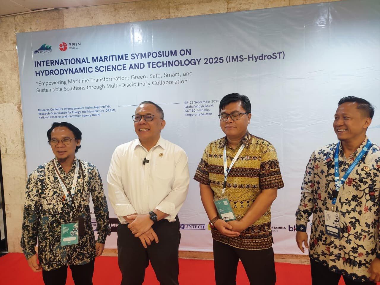 BRIN gelar International Maritime Symposium perdana di Tangsel, fokus riset maritim, teknologi, dan kolaborasi global.