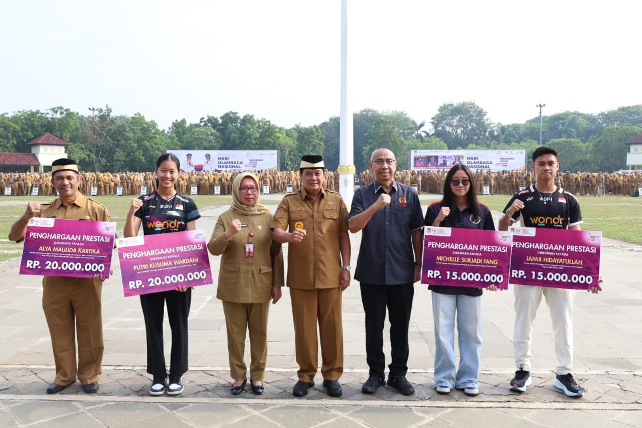 Haornas 2026 di Kabupaten Tangerang jadi momentum persatuan, sehatkan ASN, dan apresiasi atlet berprestasi internasional.