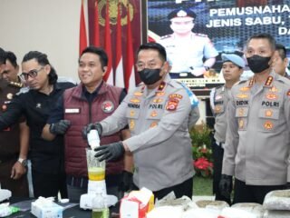 Polda Banten musnahkan barang bukti narkoba hasil 577 kasus sepanjang 2025, imbau masyarakat aktif cegah peredaran.