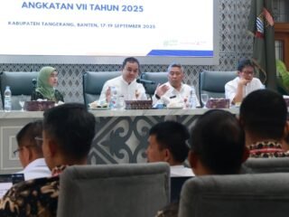 Sekda Tangerang sambut peserta PKA LAN 2025, bahas kepemimpinan, penanggulangan kemiskinan, dan pemberdayaan sosial masyarakat.