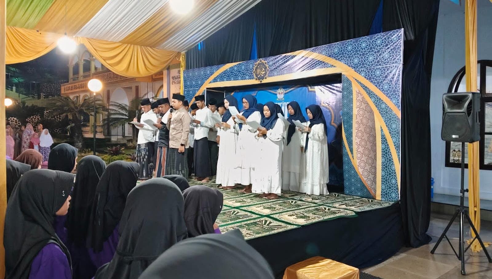 Santri YSB Suryalaya Tasikmalaya peringati Maulid Nabi 1447 H dengan lomba, pengajian, dan tabligh akbar penuh khidmat.