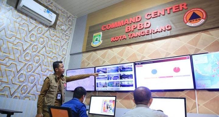 BPBD Kota Tangerang resmikan Pusdalops Command Center dengan sistem CRS terpadu untuk layanan kebencanaan cepat dan terintegrasi.