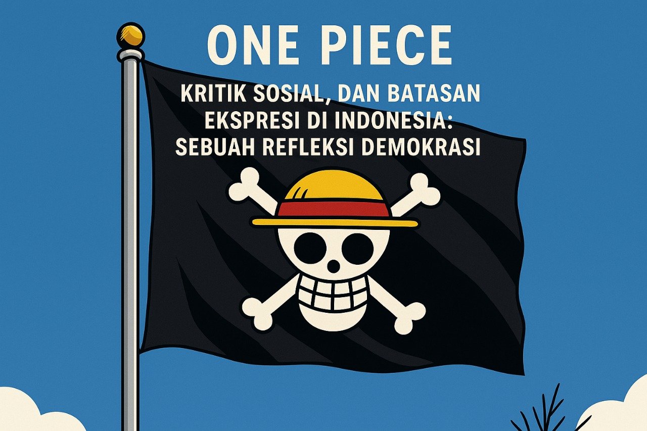 Bendera One Piece jadi simbol kritik sosial. Apakah kebebasan berekspresi di Indonesia masih nyata atau justru semakin dibatasi?