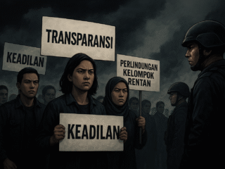 Opini soal demonstrasi 2025: protes damai, krisis kepercayaan publik, dan pentingnya pendekatan humanis aparat.
