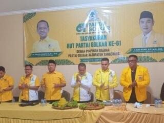 HUT ke-61 Golkar Kabupaten Tangerang Santuni Ribuan Anak Yatim dan Kaum Duafa