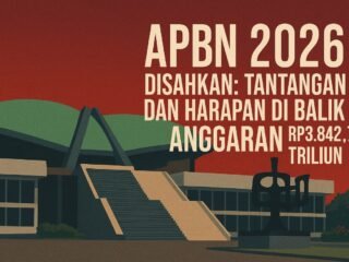 DPR sahkan APBN 2026 sebesar Rp3.842,7 triliun. Apa makna di balik angka ini? Analisis lengkap tentang peluang, tantangan, dan implikasinya.