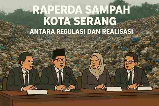 Raperda Sampah Serang wajib berpihak pada rakyat. Tanpa partisipasi publik, regulasi hanya jadi formalitas tanpa solusi nyata.