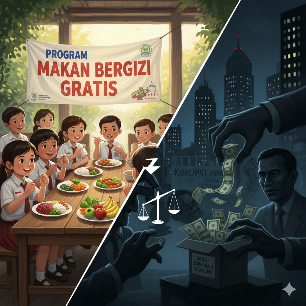 Program Makan Bergizi Gratis jadi strategi pemerintah tingkatkan gizi, SDM, dan ekonomi, meski diwarnai tantangan transparansi.