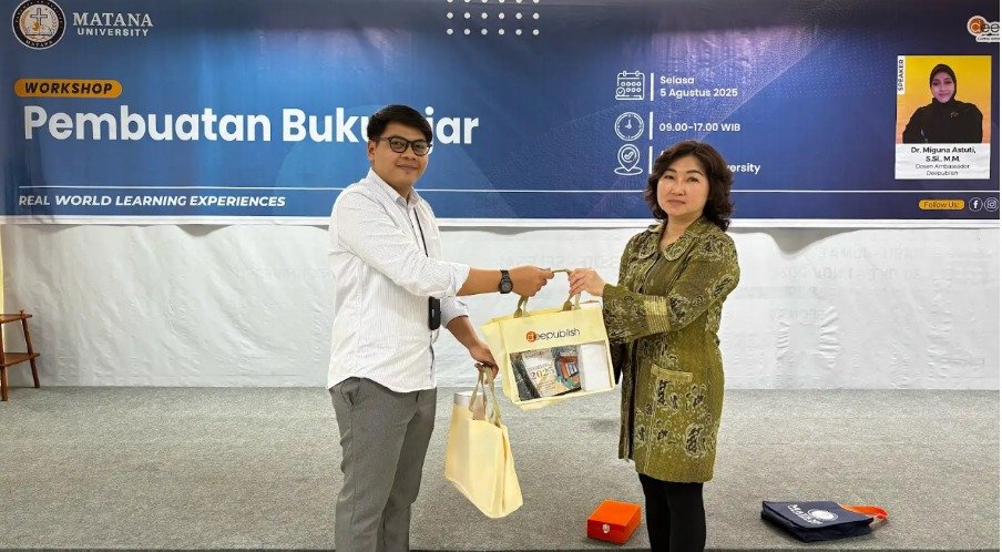 Workshop Deepublish Jakarta dan Matana University dorong dosen menulis buku ajar ber-ISBN dan tingkatkan produktivitas akademik.