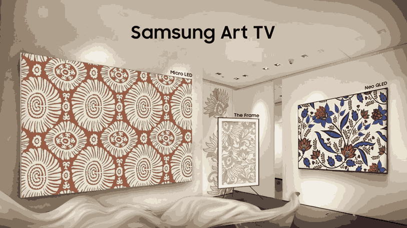 Samsung Art TV hadirkan keindahan batik Indonesia di ruang keluarga dengan teknologi layar premium dan fitur galeri seni digital.