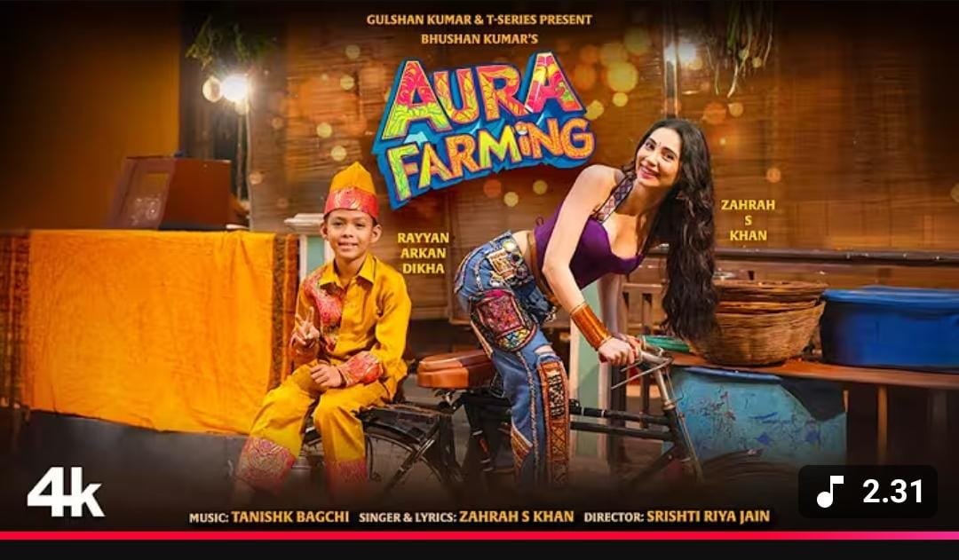 Rayyan Arkan Dikha bawa fenomena “Aura Farming” Indonesia ke Bollywood lewat kolaborasi dengan T-Series dan Zahrah S Khan.