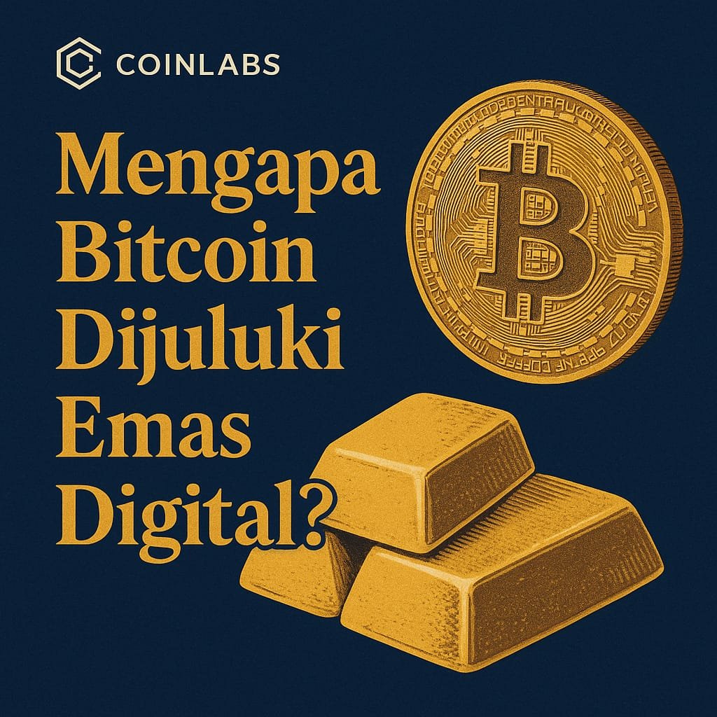 Sejak 2009, Bitcoin dijuluki “Emas Digital” karena kelangkaan, netralitas, dan daya tahan nilainya di dunia digital.