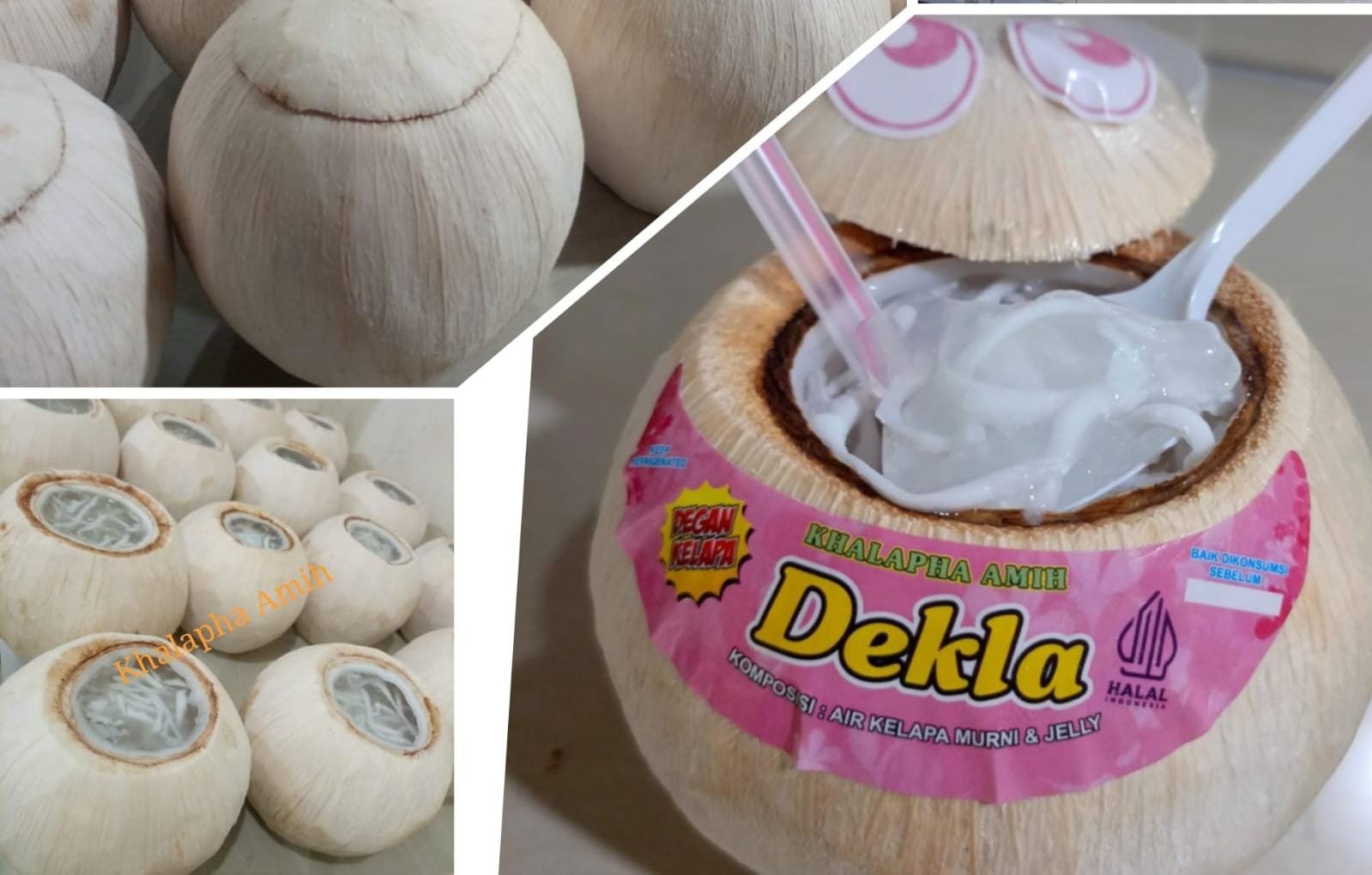 Buah Kelapa Jelly Dekla Khalapha Amih dari Balaraja jadi ikon baru kuliner lokal yang dipuji artis dan tokoh nasional.