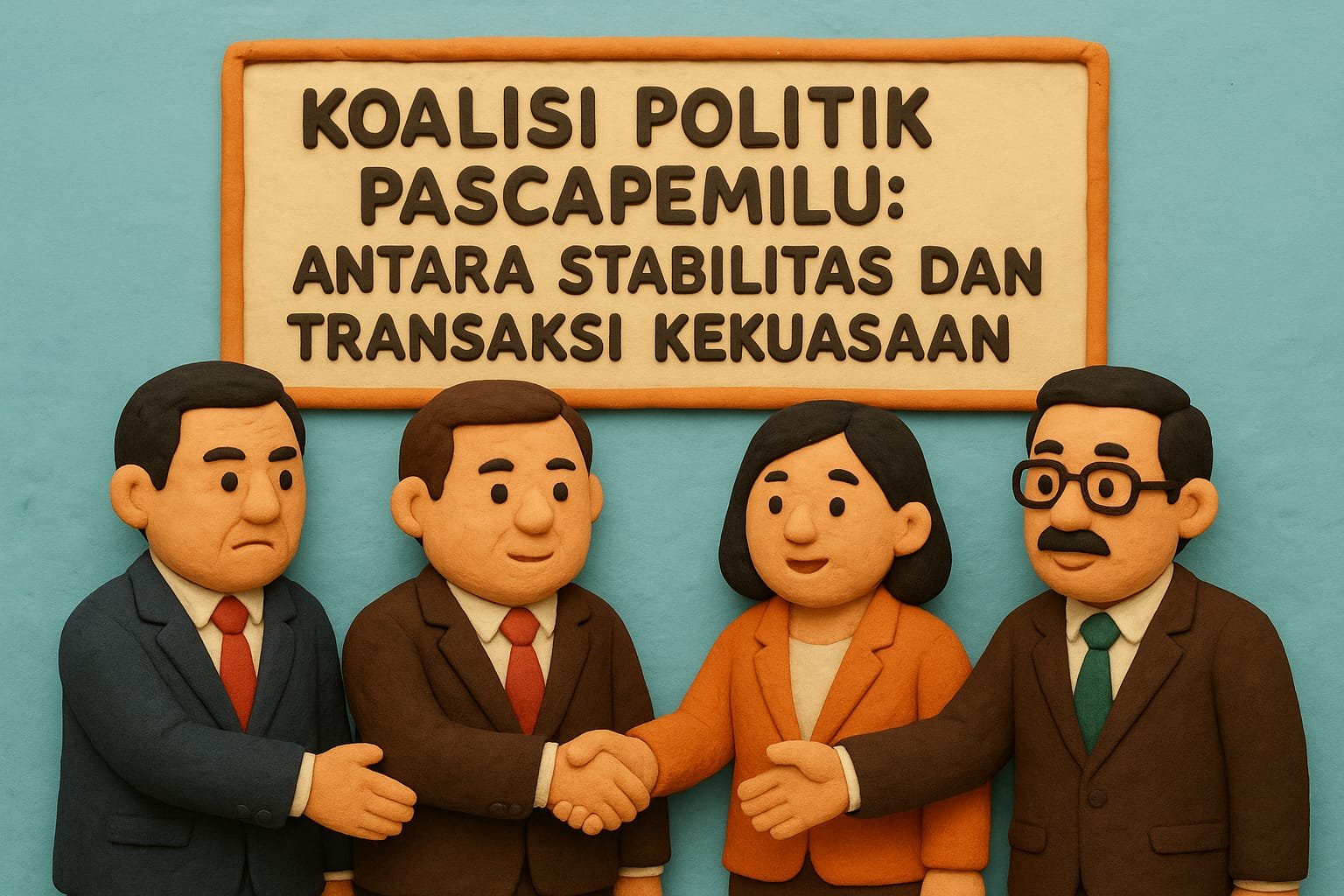 Analisis kritis tentang dinamika koalisi politik pasca Pemilu 2024, antara stabilitas pemerintahan dan kepentingan rakyat.