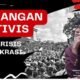 Krisis demokrasi Indonesia makin nyata, ketika aktivis, jurnalis, dan masyarakat dibungkam lewat intimidasi dan kriminalisasi.