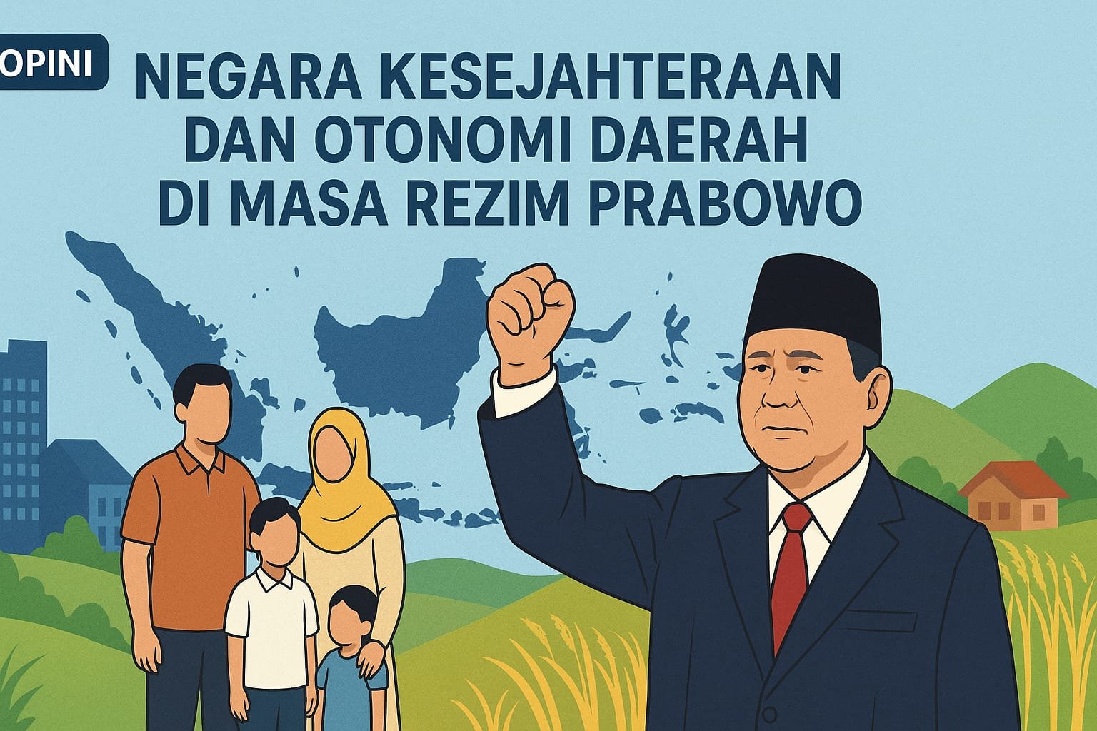 Visi Prabowo membangun negara kesejahteraan bergantung pada sinergi pusat-daerah dan tata kelola yang transparan.