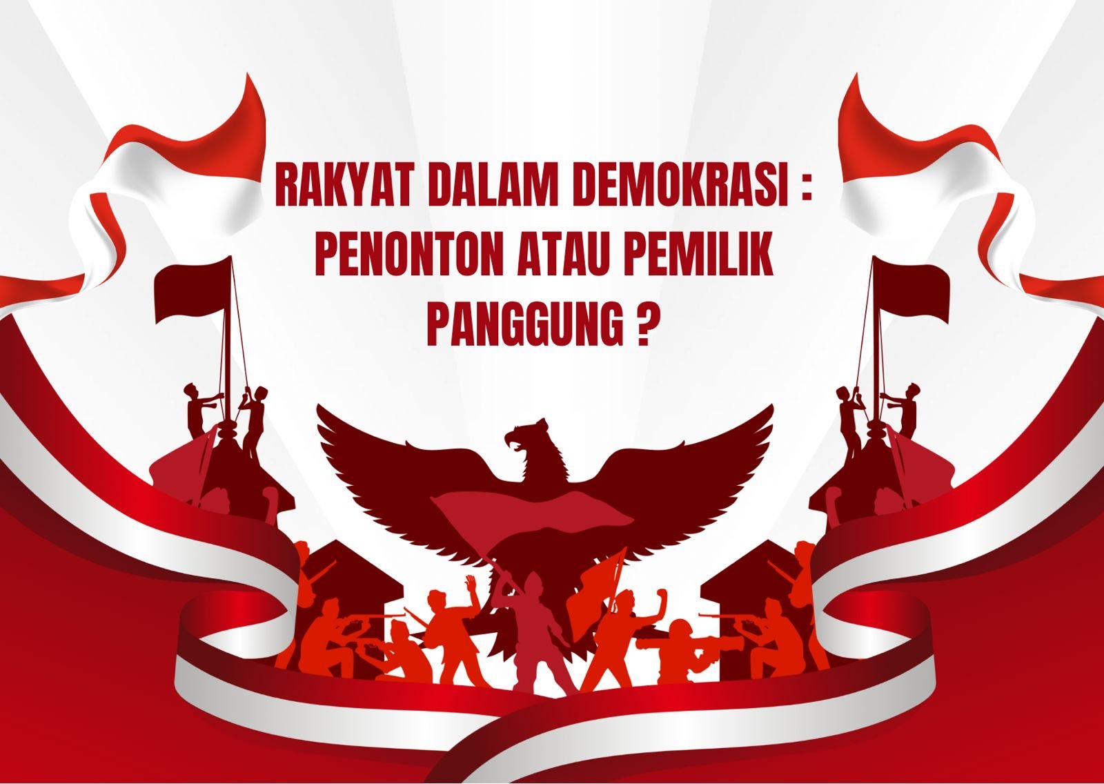 Opini ini menyoroti lemahnya peran rakyat dalam demokrasi Indonesia dan pentingnya kemitraan sejajar antara rakyat dan pemerintah.