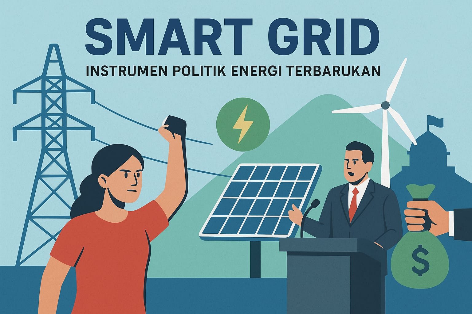Smart Grid bukan sekadar inovasi teknologi, tapi arena politik yang menentukan masa depan demokratisasi energi Indonesia.