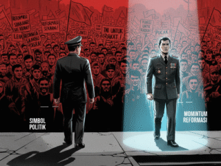 Pergantian jenderal di tengah protes: simbol politik semata atau momentum reformasi militer untuk memperkuat demokrasi Indonesia?